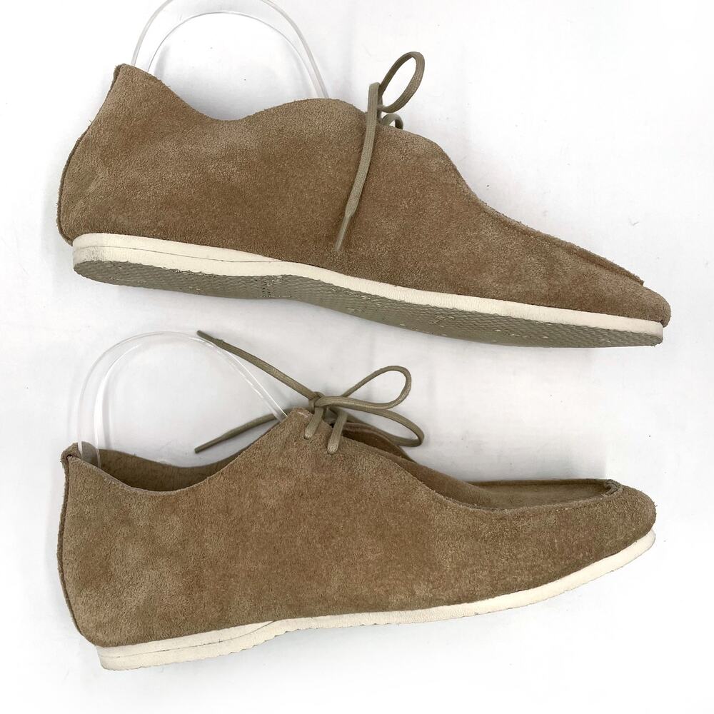 Crown Northampton Turner Apron Shoe Tan‎ Suede Lace Up Sz 6 UK / 9 US Women's - Picture 2 of 9